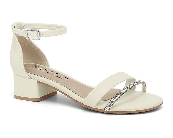 Sandália Ramarim Salto Bloco Feminina
