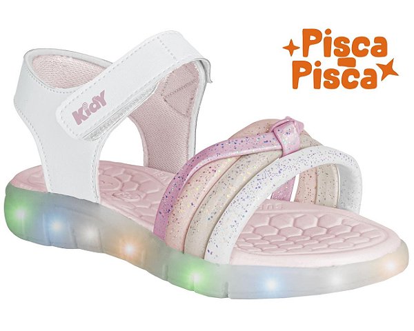 Sandália Kidy Com Luz Wave