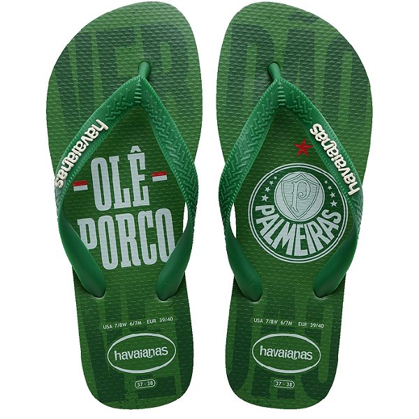 Chinelo Havaianas Times Palmeiras
