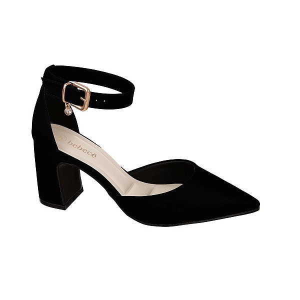 Sapato Scarpin Bebecê Salto Bloco