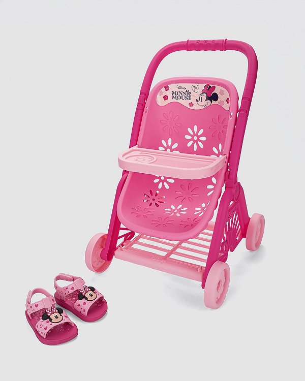 Sandália Disney Minnie Carrinho de Bebê
