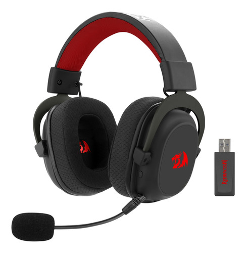 Fone Headset Redragon Zeus Pro H510 Gamer Sem Fio Bluetooth