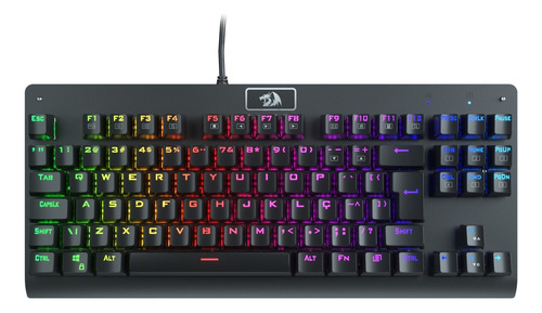 Teclado Mecânico Redragon Dark Avenger Rgb K568 2 Preto