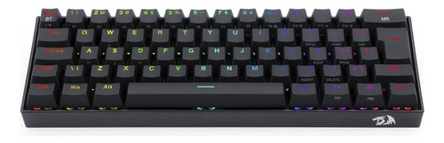Teclado Mecânico Gamer Draconic Pro Rgb Preto Switch Marrom
