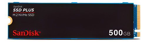 Ssd Sandisk Plus 500gb  M.2 Nvme 2280 Pcie Gen3