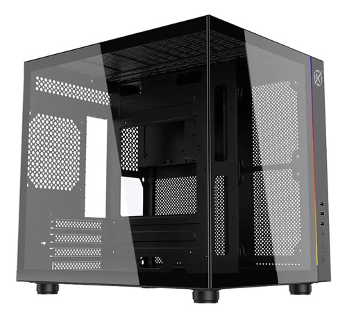 GABINETE KALKAN MIDGARD RGB PRETO SEM FAN KLK00055