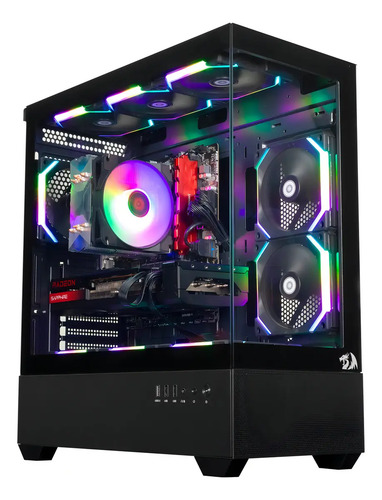 Gabinete Redragon Reflect Flow Preto