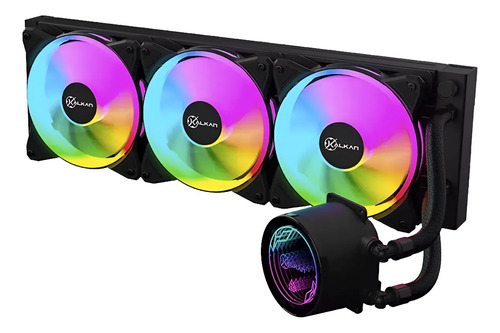 Water Cooler Kalkan Iota V2 360 Rgb 360mm Tdp 280w Preto
