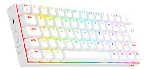 Teclado Mecânico Gamer Redragon Draconic Pro Rgb