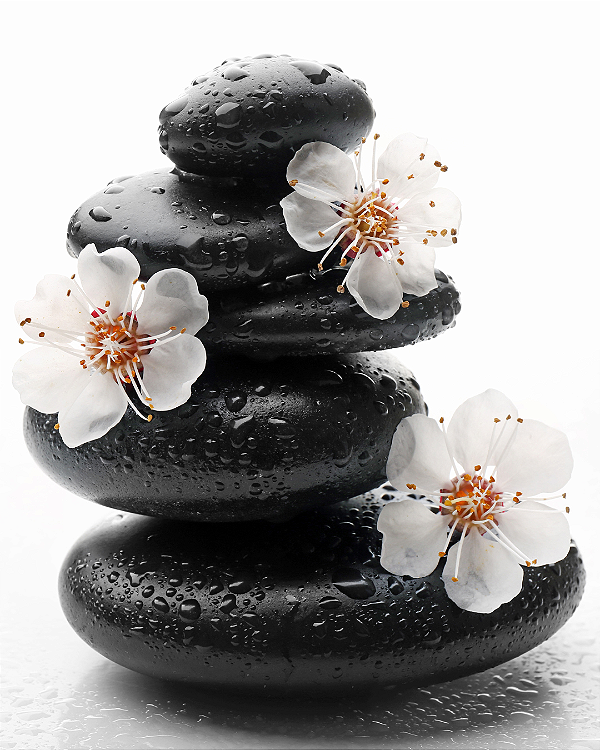 Massagem Relaxante com Pedras Quentes