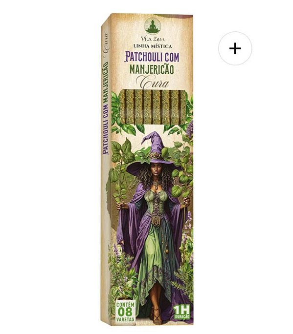 LINHA MÌSTICA VILA ZEN - PATCHOULI COM MANJERICÃO