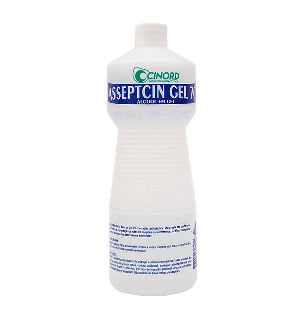 Álcool em Gel 70° Asseptcin 1L Cinord