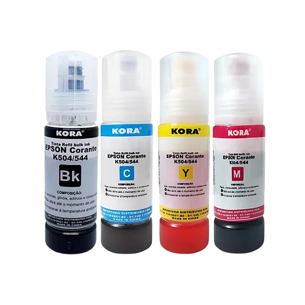 Refil Tinta Bulk INK Epson 504/544 70ml Kora