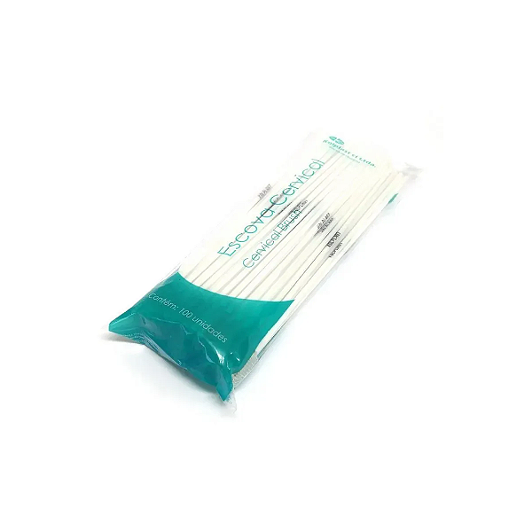 Escova Cervical Não Estéril 100un Kolplast