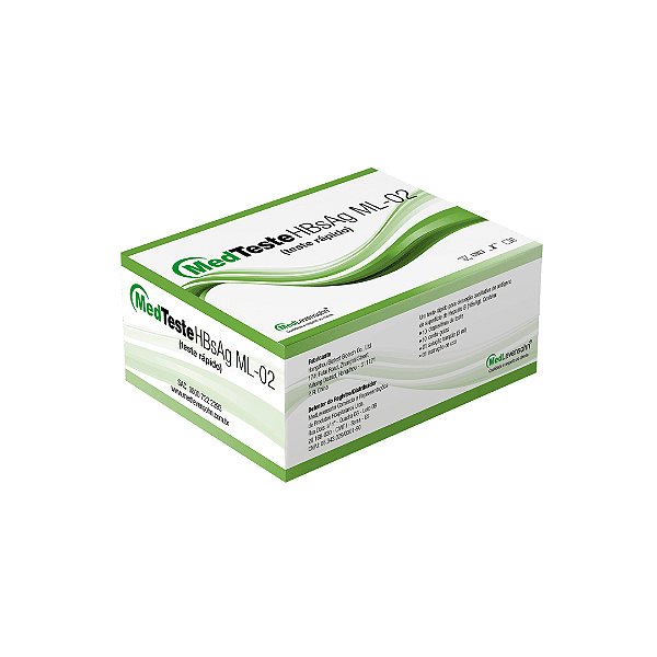 MedTeste HBs Ag ML02 Teste Rápido 25un MedLevensohn