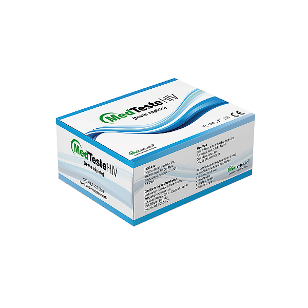 MedTeste HIV 1/2 Teste Rápido 25un MedLevensohn