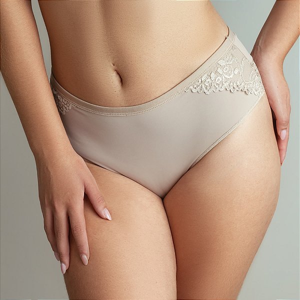 Calcinha semi fio com renda - M ao 50