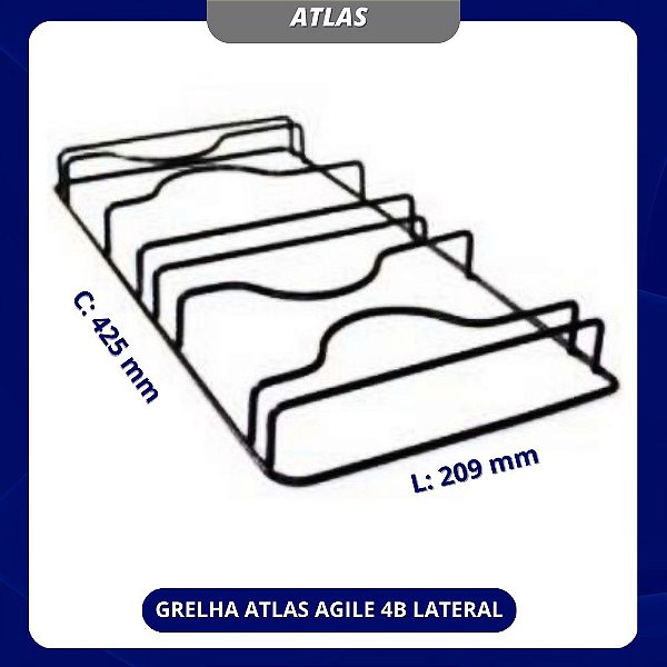 GRELHA ATLAS AGILE 4B LATERAL