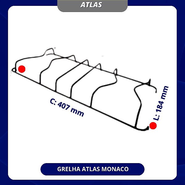 GRELHA ATLAS MONACO