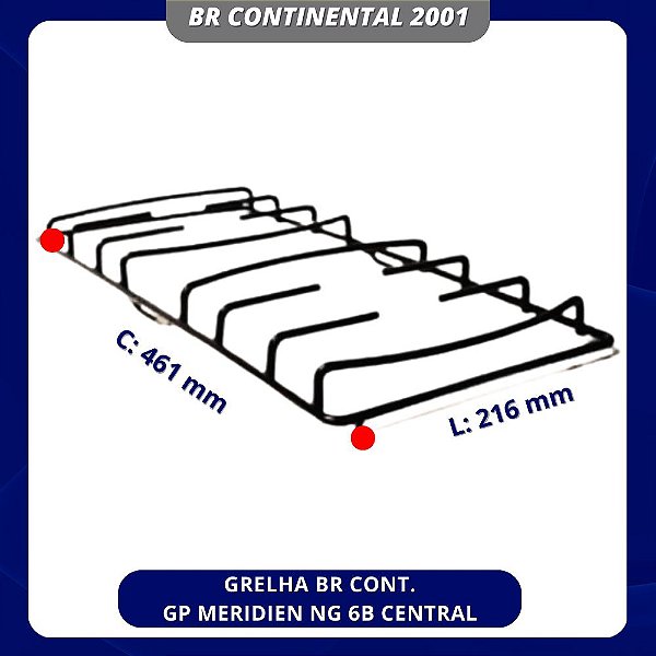 GRELHA BR CONT. GP MERIDIEN NG 6B CENTRAL