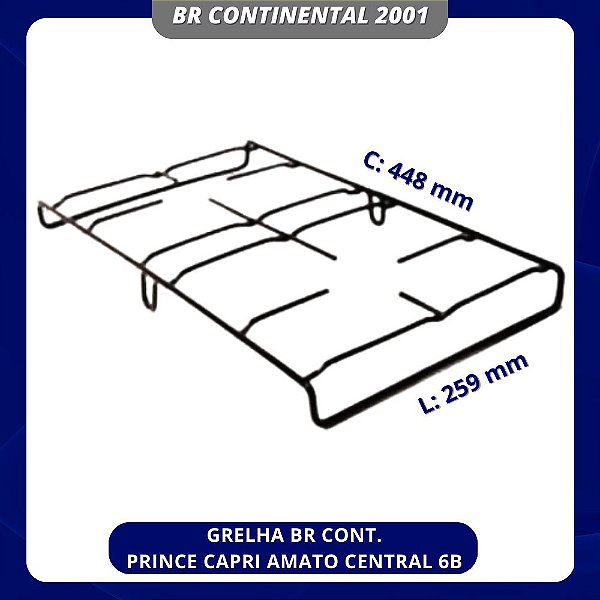 GRELHA BR CONT. PRINCE CAPRI AMATO CENTRAL 6B