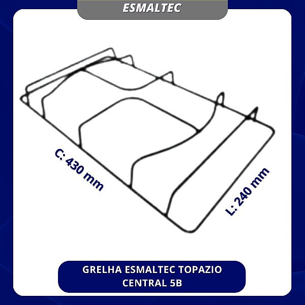 GRELHA ESMALTEC TOPAZIO CENTRAL 5B