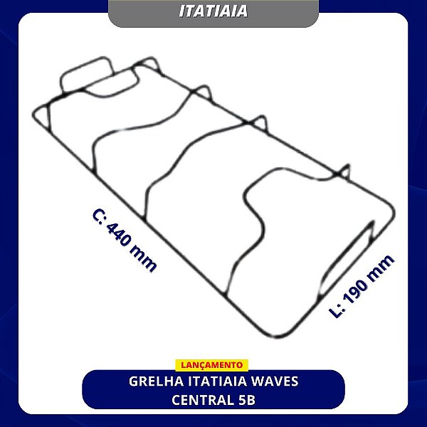 GRELHA ITATIAIA WAVES CENTRAL 5B