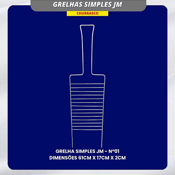 GRELHA SIMPLES JM - N°1 -