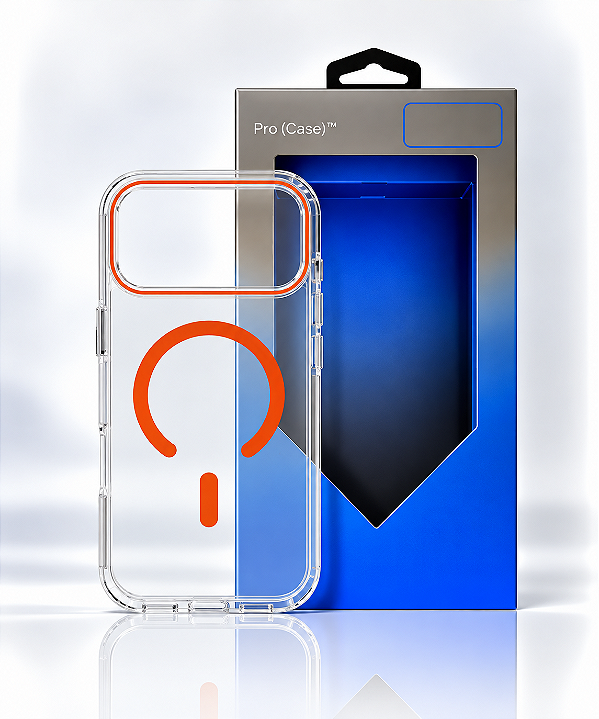 PRO CASE CRYSTAL LARANJA