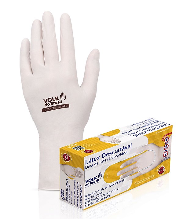 LUVA PROCEDIMENTO LATEX VOLK CA15112