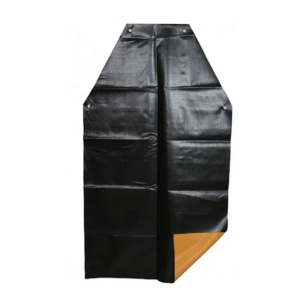 AVENTAL DE PVC KP1000 LAR/PRETO PLASTCOR 1,20 X 0,70 PLASTCOR
