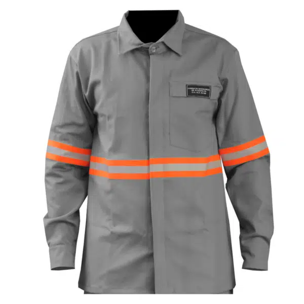 CAMISA NR10 C REFLET CINZA - DO P AO XG