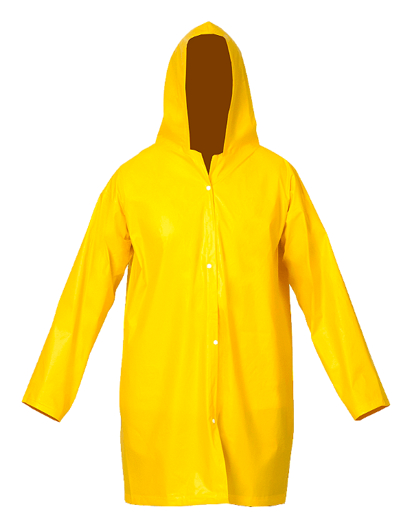 CAPA DE CHUVA C/ CAPUZ AMARELA - DO M AO XXG