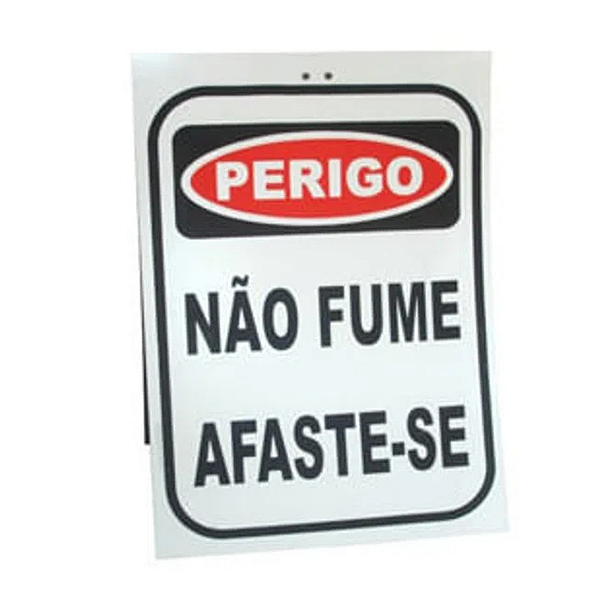 CAVALETE PERIGO NAO FUME PLASTCOR