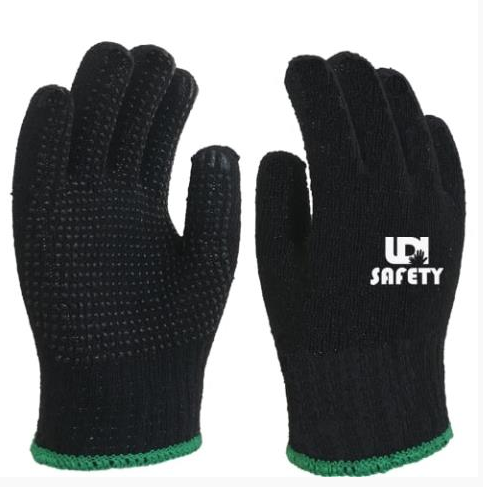 LUVA TRICOTADA PRETA C/ PIGMENTO CA42426