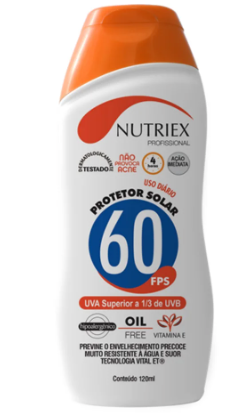 PROTETOR SOLAR 60FPS SEM REPELENTE 120ML