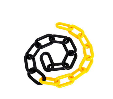 CORRENTE PLASTICA ELO GRANDE AM/PT