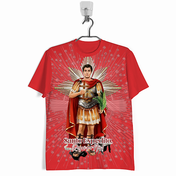 Camiseta “Santo Expedito, Rogai por Nós”
