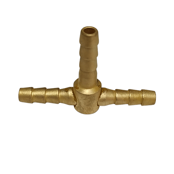 União em T 1/4" sem Rosca para Mangueiras