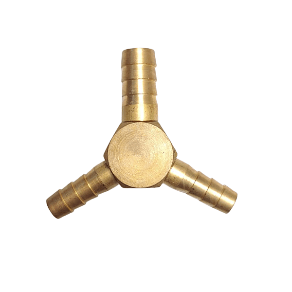 Divisor Y 1/2" X 3/8" sem Rosca