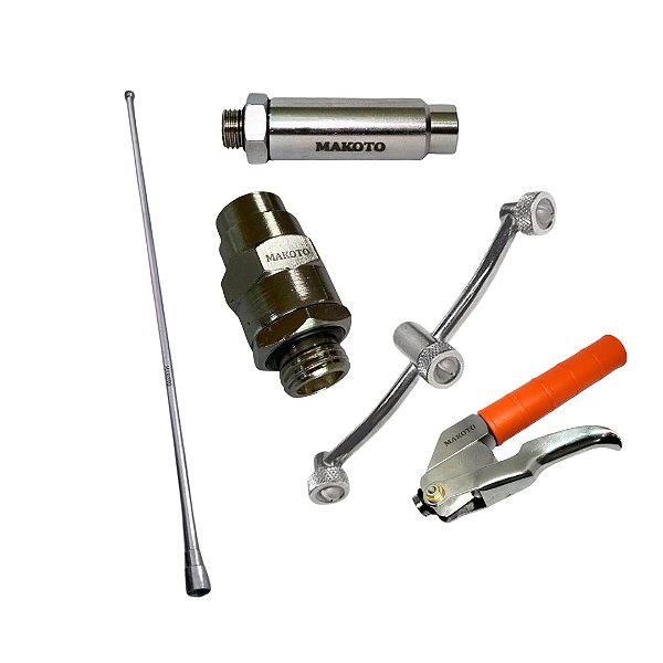 KIT - Bico De Pulverização MG-3R + Haste Cromada+ Torneira C2 GT + Destorcedor 3/8" + Filtro MK1