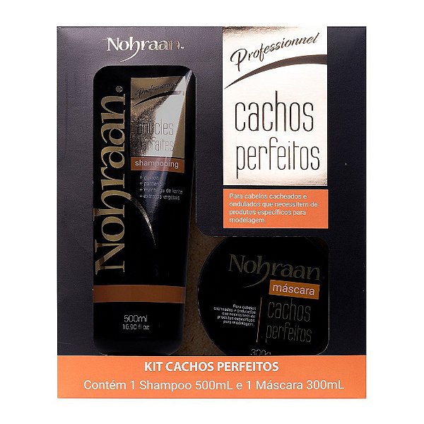 Kit Cachos Perfeitos Shampoo 500ml + Máscara 300ml | Profissional
