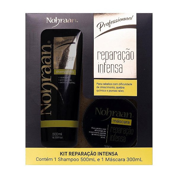 Kit Reparação Intensa Shampoo 500ml + Máscara 300ml |Profissional