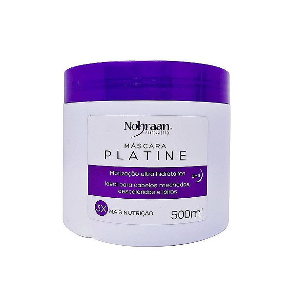 Máscara Platine Matizador e Hidratante para Cabelos 500ml