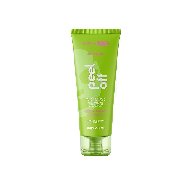 Gel Facial Peel Off Pepino e Argila Verde 60g