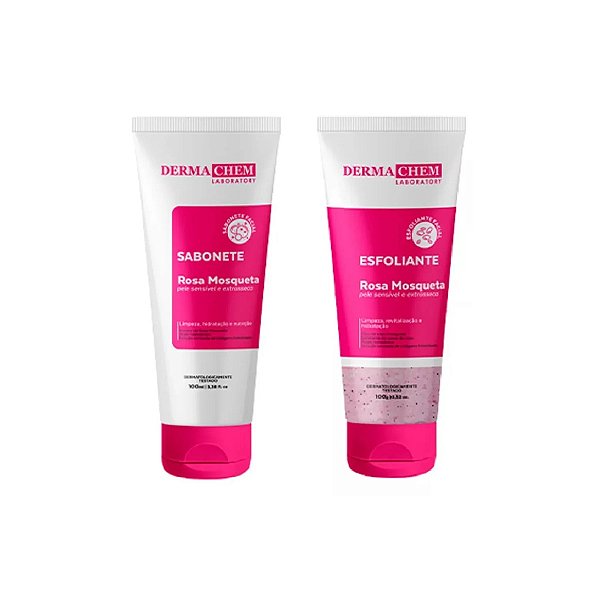 Kit Sabonete e Esfoliante Rosa Mosqueta