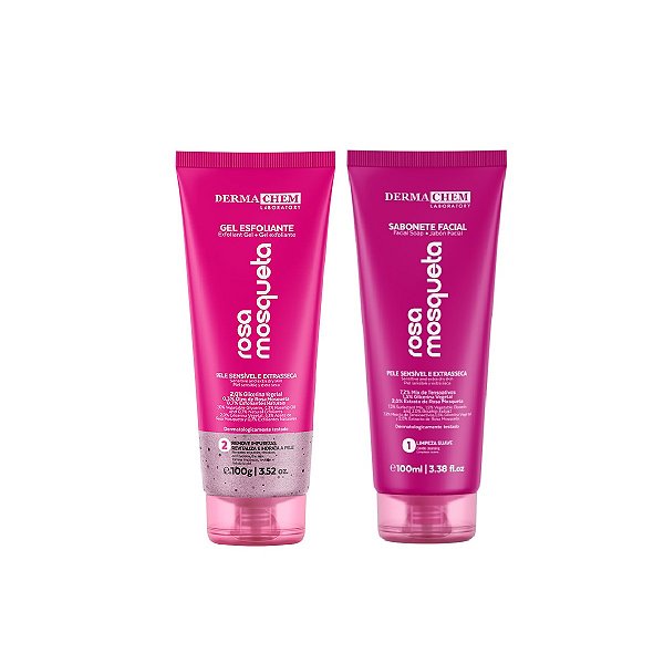 Kit Sabonete e Esfoliante Rosa Mosqueta