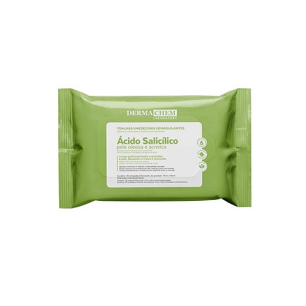 Lenço Demaquilante Com Ácido Salicílico Antioleosidade 25un