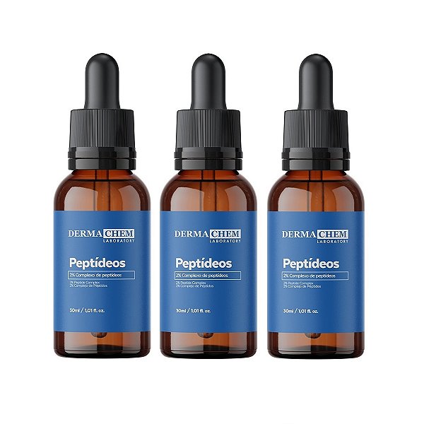Kit 3 Séruns Peptídeos 30ml
