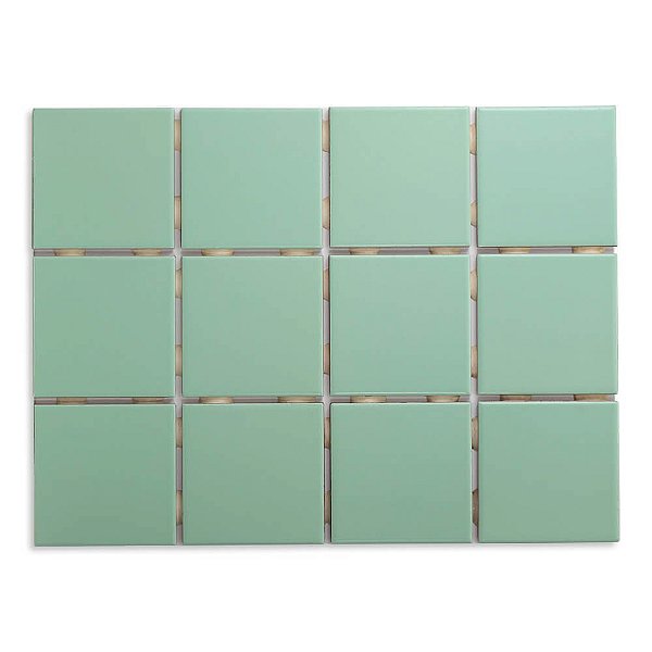 Pastilhas Cerâmicas Água 10X10 cm - Caixa C/ 1,95m²